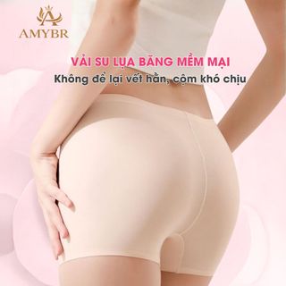 Quần đùi mặc váy chất su mát - Quần mặc trong váy co dãn ôm vòng 3 quyến rũ AMYBRA V8205