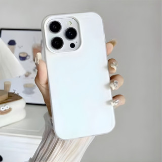 Ốp Lưng iPhone TPU Silicon Mềm 2 in 1 Màu Candy Chống Sốc Cho iP X/XS/11/12/13/14/15/16/17/Plus/Pro/Max