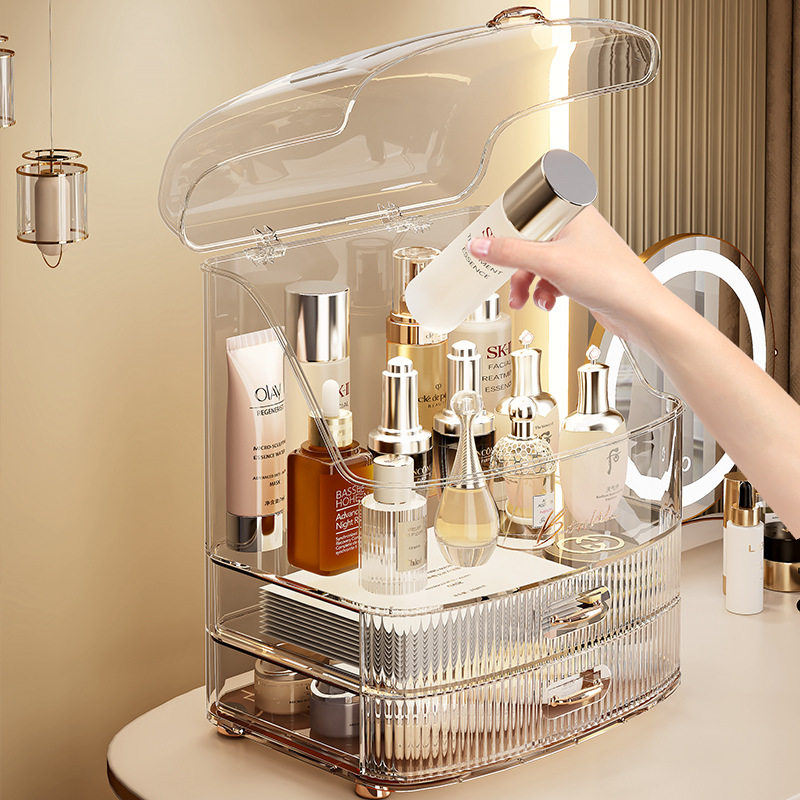 Hộp Để Mỹ Phẩm Trong Suốt YTC - Kệ Để Đồ Trang Điểm Tiện Lợi