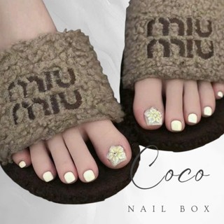 (Hỏa Tốc) Nail Box thiết kế G179 móng chân dễ thương đơn giản tôn da nhà Gemychip
