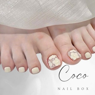 (Hỏa Tốc) Nail Box thiết kế G179 móng chân dễ thương đơn giản tôn da nhà Gemychip