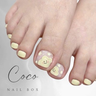 (Hỏa Tốc) Nail Box thiết kế G179 móng chân dễ thương đơn giản tôn da nhà Gemychip