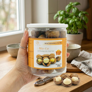 Hạt Mắc Ca Hũ 300g – Hạt To Giòn Bùi Tự Nhiên – Dễ Tách Vỏ – Ăn Vặt Dinh Dưỡng