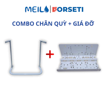 Chân Quỳ Cho Máy Lọc Nước Để Gầm Bằng Sắt Sơn Tĩnh Điện Chống Gỉ Kèm Giá Đỡ Lõi Lọc