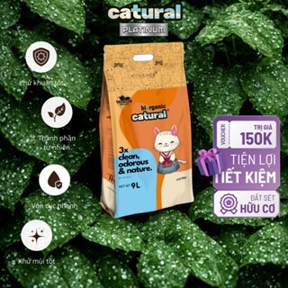 Túi Cát Đất Sét Catural Khử Mùi Mạnh, chất lượng cao - Vón Cục Siêu Nhanh, Ít Bụi