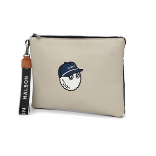 Ví Cầm Tay Golf Malbon Pouch - Clutch Golf Da Pebble Cao Cấp, Thiết Kế Unisex Thời Thượng