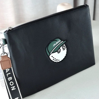 Ví Cầm Tay Golf Malbon Pouch - Clutch Golf Da Pebble Cao Cấp, Thiết Kế Unisex Thời Thượng