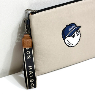 Ví Cầm Tay Golf Malbon Pouch - Clutch Golf Da Pebble Cao Cấp, Thiết Kế Unisex Thời Thượng