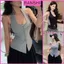 Áo Ba Lỗ Cổ Yếm Phối Nút Cài Dáng Dài RANSHI Nhún Eo Ôm Body Chất Thun Cotton Mềm Mát - RA359