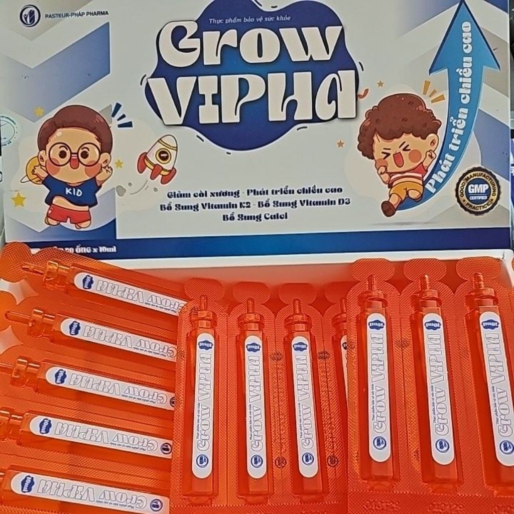 Siro bổ sung Caxi vitamin K2, vitamin D3, calci phát triển chiều cao giúp chắc xương, răng chắc khỏe