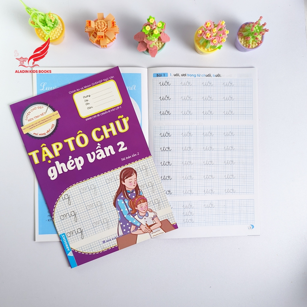 Sách Bộ 6 Quyển Tập Tô Chữ Chuẩn Bộ GD Luyện Viết Cho Bé Chuẩn Bị Vào Lớp 1 Chữ Số Ghép Vần Viết Hoa