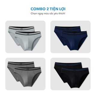 [BST SỊP ÊM] Combo 2 quần lót tam giác nam YODY phối cạp mềm mại & mịn màng MCUN26A004