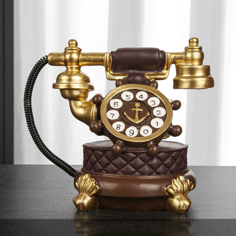 Bộ tượng các mẫu mô hình điện thoại decor nhà cửa