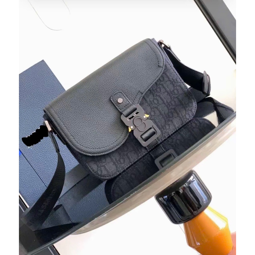⚡️[Hight Quality] Túi Đeo Chéo Nam Nữ D10 Sa11e Full Box - Điểm Nhấn Khóa Bấm Đen Phối Canvas Cao Cấp