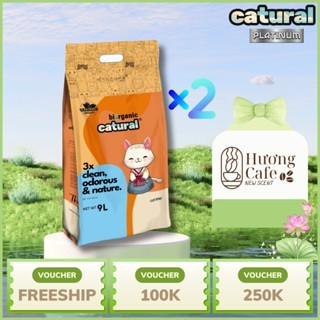 Combo 2 Túi Cát Đất Sét Catural Khử Mùi Mạnh, Vón Cục Nhanh, Siêu Ít Bụi - MrKim SaiGon