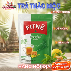 Trà Thảo Mộc FITNE Thái Lan 30/40 Túi Lọc – Trà Thảo Mộc Thanh Nhẹ, Dễ Uống, Túi Lọc Tiện Lợi