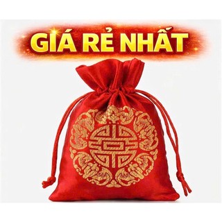 [Giá Sỉ] Combo 100 Túi Gấm Đẹp Loại Cao Cấp Đựng Vật Phẩm Phong Thuỷ (Kích Thước 10x13cm)