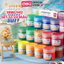 Set Màu Nước Gouache Deli 12/24 Màu 18ml- Chồng Màu Tốt, Che Phủ Cao, Màu Poster Vẽ Mọi Chất Liệu