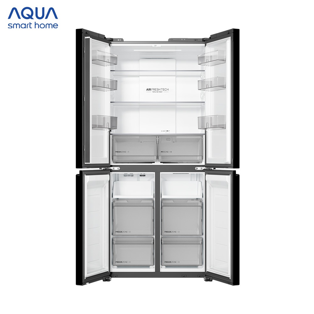 [Võ Hà Linh x AQUA] Tủ lạnh Aqua Inverter 506 lít Multi Door AQR-MD6330XA(SK) - Bảo hành 2 năm - Freeship toàn quốc