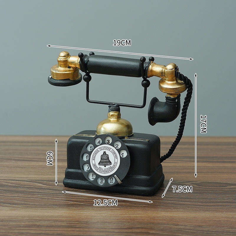 Bộ tượng các mẫu mô hình đồ dùng kiểu vintage decor nhà cửa