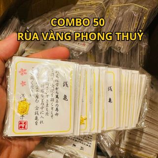 [Giá Sỉ] Combo 50 Rùa Vàng Phong Thuỷ (1 SẤP NHƯ HÌNH)