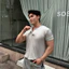 Áo Phông Cổ Henley Cộc Tay DINOMAN Form Cleanfit Tôn Dáng Cotton Mềm Mịn Thấm Hút Dễ Chịu AP015