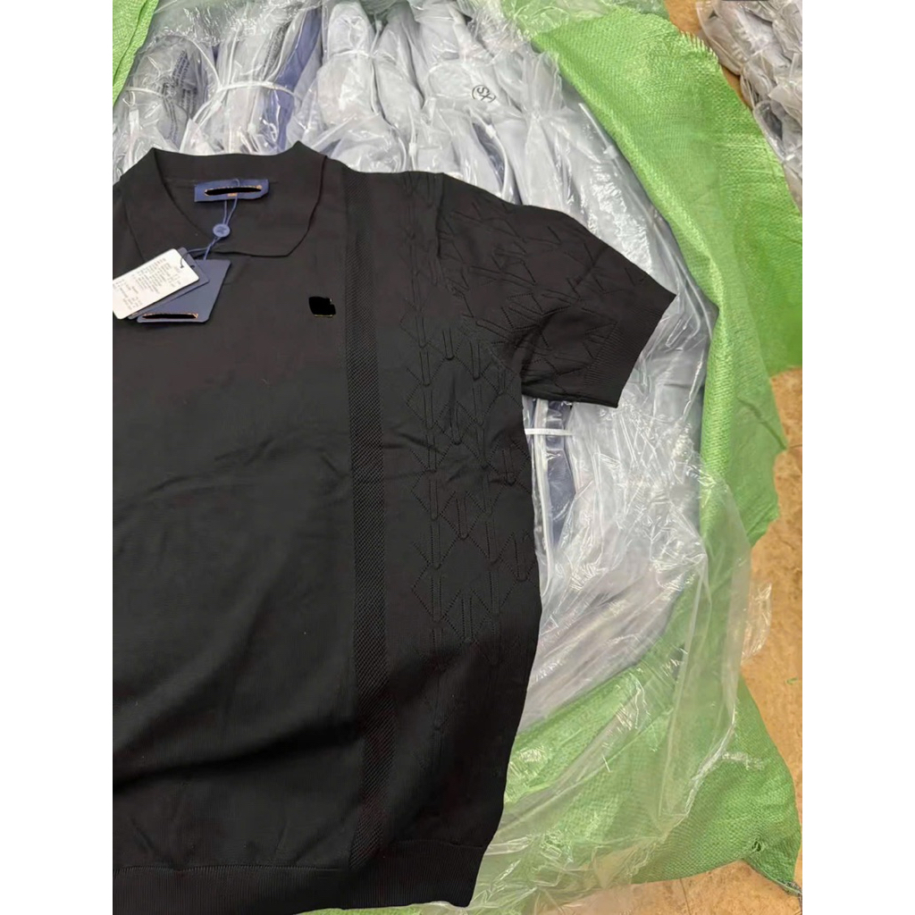 ⚡️[Hight Quality] Áo Polo Len Nam Nữ \/ Mịn Ready To - Điểm Nhấn Tag Phối Màu Nâu Đất Cao Cấp