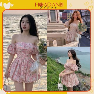 Váy Cúp Ngực Hoa Nhí Dáng Bí Ngắn Tiểu Thư| Váy Nữ Hot Trend| Hoadanbistore