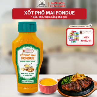 Sốt Phô Mai Fondue Tomato T&P Chai 220g, Xốt chấm Hải Sản, thịt nướng, Sốt phô mai trứng muối-XPM36