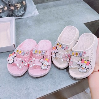 MẪU MỚI Dép Bánh Mì Đế Cao 3Cm Siêu Nhẹ Hoạt Hình Đáng Yêu Cho Bé Gái 2-10 Tuổi K027