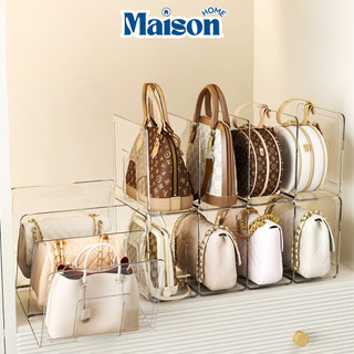 Giá đựng túi xách, quần áo trong suốt MAISON, Kệ trưng bày vách ngăn tủ Acrylic