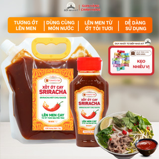 Tương Ớt Sriracha Tomato T&P , Tương ớt hữu cơ Sriracha, Dùng Chấm Đồ Chiên Nướng, Tương Ăn Phở