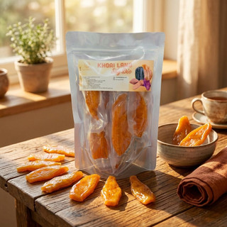 Khoai Lang Sấy Dẻo 1Kg Từng Củ Mềm Ngọt Tự Nhiên - Ăn Liền