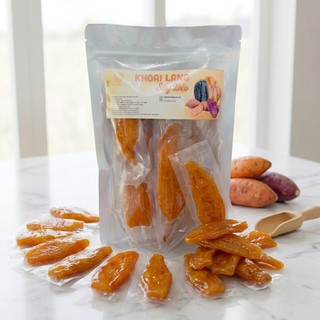 Khoai Lang Sấy Dẻo 1Kg Từng Củ Mềm Ngọt Tự Nhiên - Ăn Liền