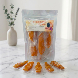 Khoai Lang Sấy Dẻo 1Kg Từng Củ Mềm Ngọt Tự Nhiên - Ăn Liền