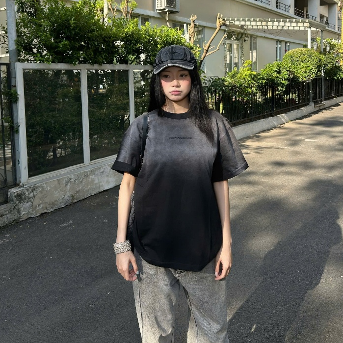 Áo Thun Boxy Wash Tee Nevasome Cotton 250gsm Local Brand Tay Lỡ Rộng Boxy Nam Nữ Menswear Womenswear