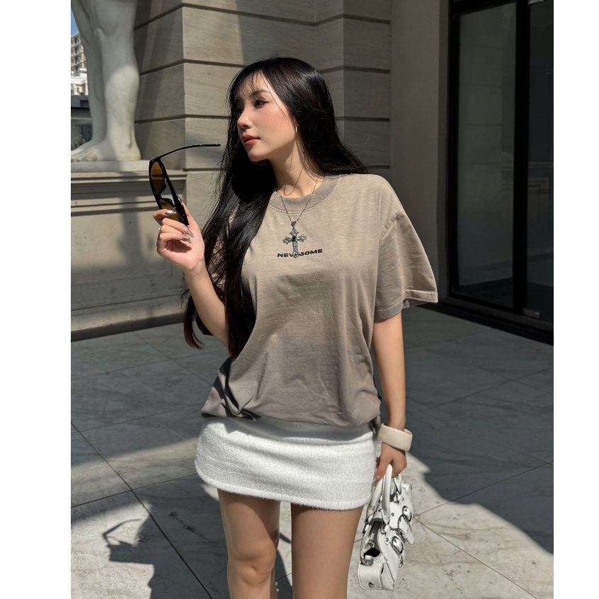 Áo Thun Boxy Wash Tee Nevasome Cotton 250gsm Local Brand Tay Lỡ Rộng Boxy Nam Nữ Menswear Womenswear