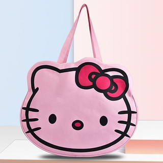 Túi Du Lịch Hello Kitty 54cm | Túi Xách Nữ Hồng Pastel Form To Chống Nước Đựng Đồ Siêu Cute Hàn Quốc