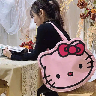 Túi Du Lịch Hello Kitty 54cm | Túi Xách Nữ Hồng Pastel Form To Chống Nước Đựng Đồ Siêu Cute Hàn Quốc