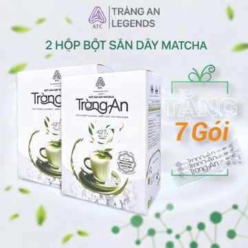 Combo 2 Hộp Bột Sắn Dây Matcha Tràng An - Tặng 7 Gói Bột Sắn Dây Nguyên Chất