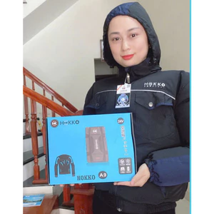 Áo quạt gió điều hoà HOKKO chính hãng A9 pin 96000mAh quạt 24V cao cấp