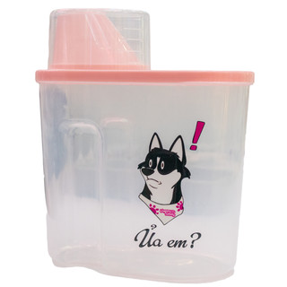 Hộp Nhựa Đựng Hạt, Thức Ăn Khô Cho Chó Mèo Đựng 700g, Dung Tích 1.5L