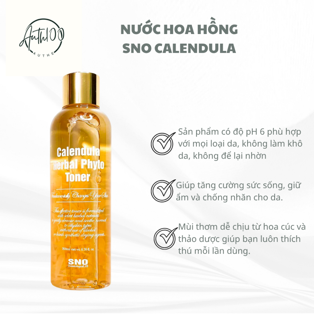 ( date 8/2026 ) toner hoa cúc SNO phục hồi, làm dịu nhanh