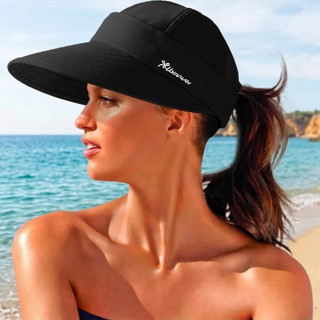 Mũ Chống Nắng Nữ Rộng Vành Đi Biển, Mũ Nửa Đầu Visor Tháo Rời 2 Kiểu, Mũ Chống Tia UV UPF50+