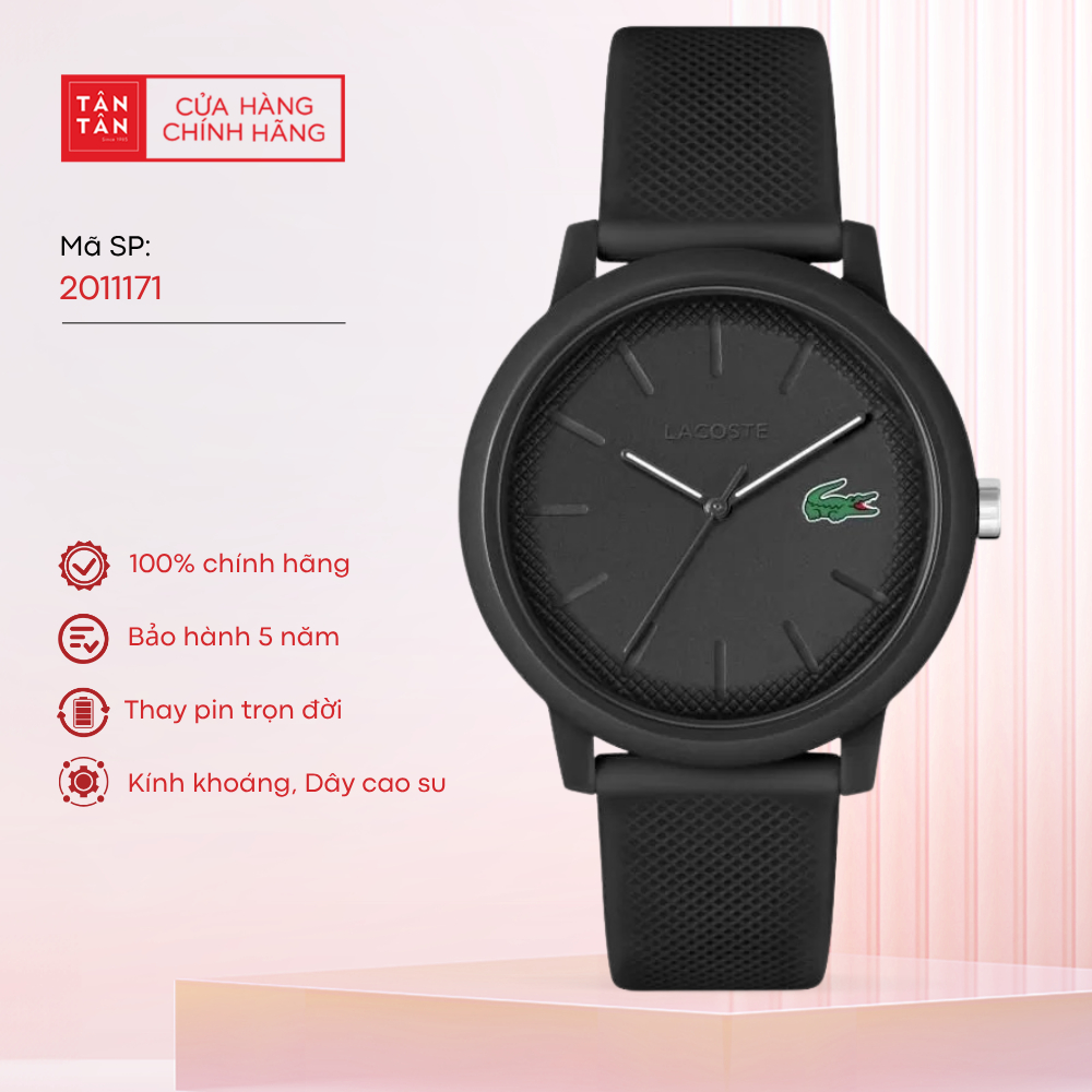 Đồng Hồ Nam Lacoste 12.12 2011171 Quartz 42mm - Đồng Hồ Tân Tân