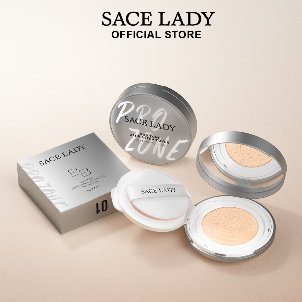 Cushion SACE LADY Phấn Nước Kem Nền Chống Thấm Nước Kiểm Soát Dầu Lâu Trôi SPF30/PA+++ Kèm Lõi