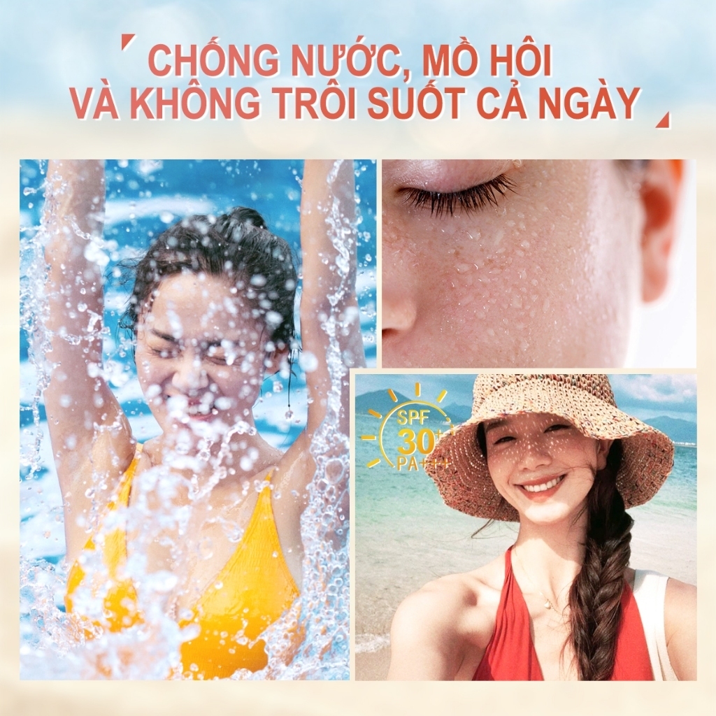 Cushion SACE LADY Phấn Nước Kem Nền Chống Thấm Nước Kiểm Soát Dầu Lâu Trôi SPF30/PA+++ Kèm Lõi