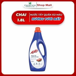 Nước Tẩy Quần Áo Màu AXO 1800ml – Tẩy Sạch Vết Bẩn Không Bay Màu