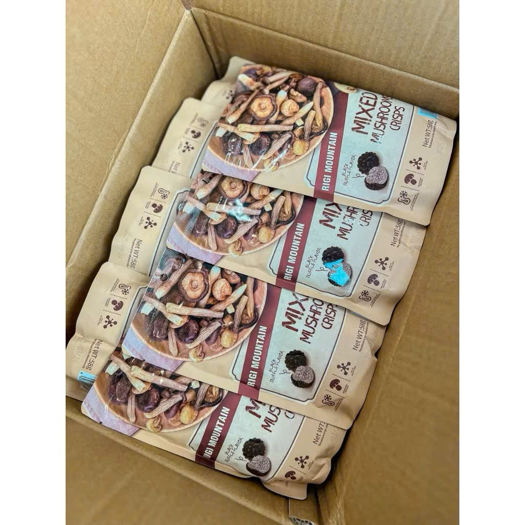 🌟 NẤM SẤY GIÒN MIXED MUSHROOMS CRISPS – ĂN VẶT HEALTHY SIÊU NGON 🌟  🔥 Snack nấm sấy giòn – Ăn là ghiền, không lo béo!