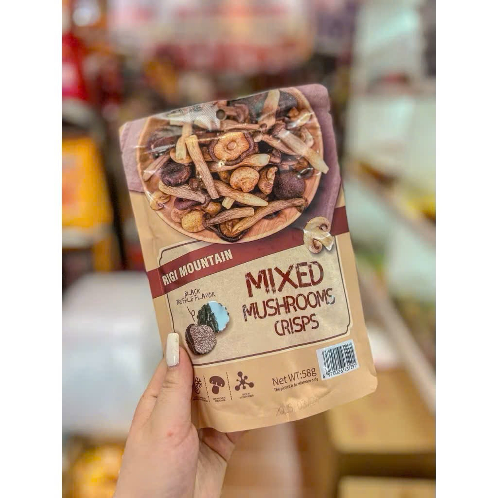 🌟 NẤM SẤY GIÒN MIXED MUSHROOMS CRISPS – ĂN VẶT HEALTHY SIÊU NGON 🌟  🔥 Snack nấm sấy giòn – Ăn là ghiền, không lo béo!